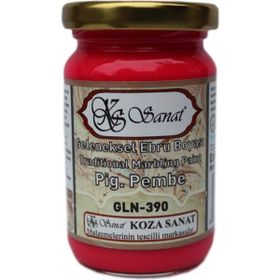 Koza GLN-390 Pigment Pembe Ebru Boyası
