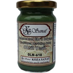 Koza GLN-610 Oksit Yeşil Ebru Boyası