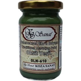 Koza GLN-610 Oksit Yeşil Ebru Boyası