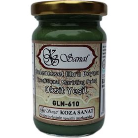 Koza GLN-610 Oksit Yeşil Ebru Boyası