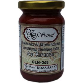 Koza GLN345 Aşı Kırmızı Ebru Boyası