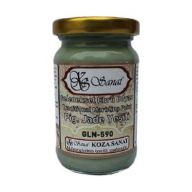 Koza GLN590 Pigment Jade Yeşil Ebru Boyası