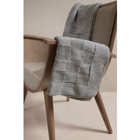 Koza Home 15006 160x220 cm Plaid Gri Tek Kişilik Battaniye