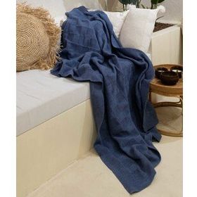 Koza Home 15016 160x220 cm Plaid Indigo Tek Kişilik Battaniye