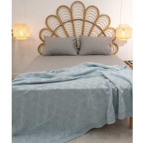 Koza Home 15020 200x220 cm Plaid Mavi Çift Kişilik Battaniye