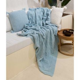 Koza Home 15022 130x170 cm Plaid Mavi Tv Battaniyesi