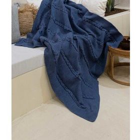 Koza Home 15042 130x170 cm Trenza Indigo Tv Battaniyesi