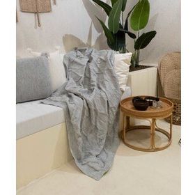 Koza Home 37131 160x220 cm Espuma De Mar Gri Tek Kişilik Battaniye