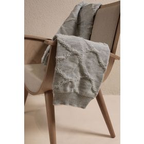 Koza Home 37131 160x220 cm Espuma De Mar Gri Tek Kişilik Battaniye