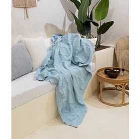 Koza Home 37146 160x220 cm Mavi Espuma De Mar Tek Kişilik Battaniye