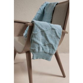 Koza Home 37146 160x220 cm Mavi Espuma De Mar Tek Kişilik Battaniye