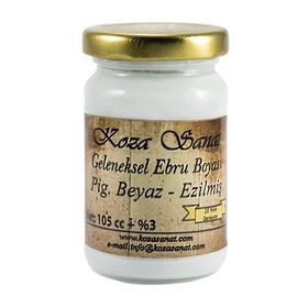 Koza Pigment Beyaz Ezilmiş Boya 105 cc Ebru Boyası