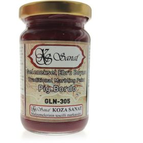 Koza Pigment Bordo 105 cc Sanat Ebru Boyası