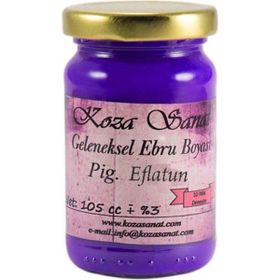 Koza Pigment Eflatun 105 cc Sanat Ebru Boyası
