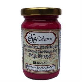 Koza Pigment Fuşya 105 cc Sanat Ebru Boyası