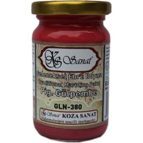 Koza Pigment Gülpembe 105 cc Sanat Ebru Boyası