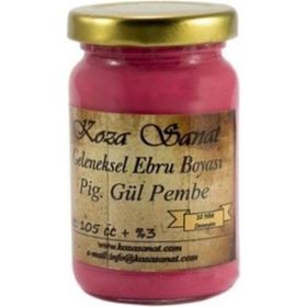 Koza Pigment Gülpembe 105 cc Sanat Ebru Boyası