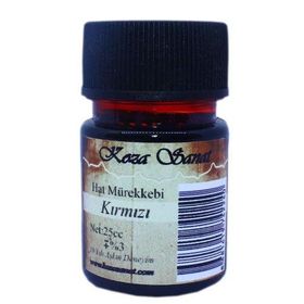 Koza Sanat 25 cc Kırmızı Hat Mürekkebi