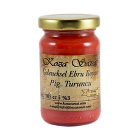Koza Sanat Pigment Turuncu 105 ml Ezilmiş Ebru Boyası