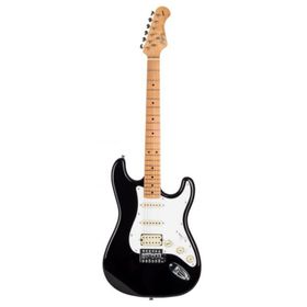 Kozmos KST-57HSS-GMN-BK 57 HSS Akçaağaç Klavye Siyah Elektro Gitar