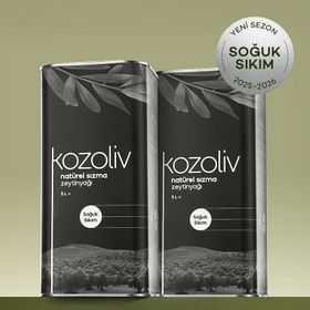 Kozoliv Teneke 5 lt Soğuk Sıkım Naturel Sızma Zeytinyağı
