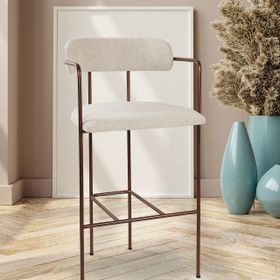 Kozza Home Boston Bronz 65 CM Bar Sandalye