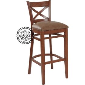Kozza Home Ceviz 65 CM Bristol Bar Sandalye