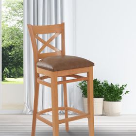 Kozza Home Naturel 65 CM Bristol Bar Sandalye