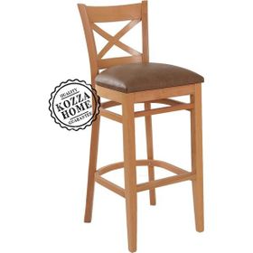 Kozza Home Naturel 65 CM Bristol Bar Sandalye