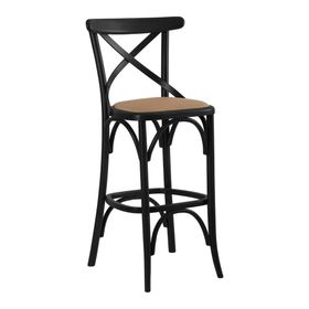 Kozza Home Thonet Siyah Bar Sandalye
