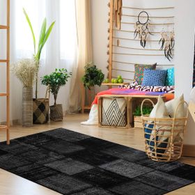 Kozzy Home 3538 Siyah 300x200 cm El Dokuması Halı