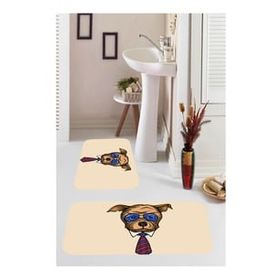 Kozzy Home RFE9514 Dijital Baskılı 2'li Banyo Paspası