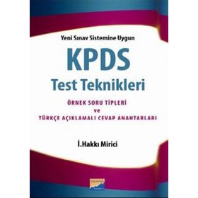 KPDS TEST TEKNIKLERI - İ. HAKKI MIRICI