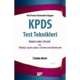 KPDS TEST TEKNIKLERI - İ. HAKKI MIRICI