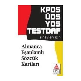 KPDS ÜDS YDS TESTDAF ALMANCA EŞANLAMLI SÖZCÜK KARTLARI - ŞULE PAK