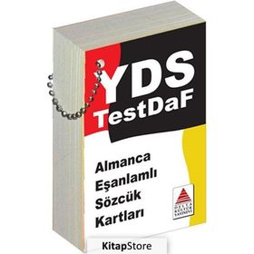 KPDS ÜDS YDS TESTDAF ALMANCA EŞANLAMLI SÖZCÜK KARTLARI - ŞULE PAK