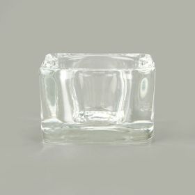 Kpm 5x3 cm Şeffaf Kristal Mumluk