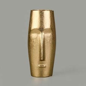 Kpm 9x20 cm Sarı Soyut Gold Vazo