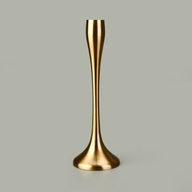 Kpm Golden Star 17 cm Sarı Şamdan