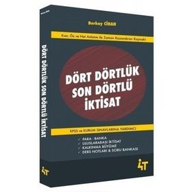 KPSS A Grubu Dört Dörtlük Son Dörtlü İktisat - 4T Yayınları