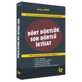 KPSS A Grubu Dört Dörtlük Son Dörtlü İktisat - 4T Yayınları