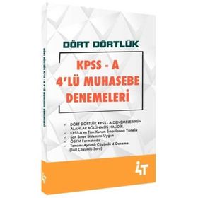 KPSS A Grubu Dört Dörtlük Son Dörtlü İktisat - 4T Yayınları