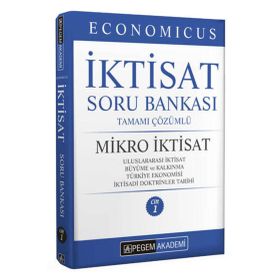 KPSS A Grubu Economicus Mikro İktisat Tamamı Çözümlü Soru Bankası Cilt 1 Pegem Yayınları