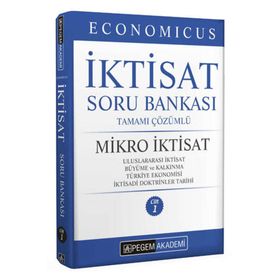 KPSS A Grubu Economicus Mikro İktisat Tamamı Çözümlü Soru Bankası Cilt 1 Pegem Yayınları