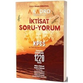 KPSS A Grubu İktisat Soru Yorum Soru Bankası Erman Erbaykal - A Kadro Yayınları