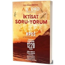 KPSS A Grubu İktisat Soru Yorum Soru Bankası Erman Erbaykal - A Kadro Yayınları