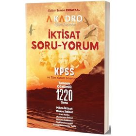 KPSS A Grubu İktisat Soru Yorum Soru Bankası Erman Erbaykal - A Kadro Yayınları