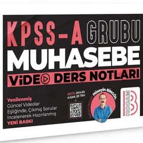 Kpss A Grubu Muhasebe Video Ders Notları