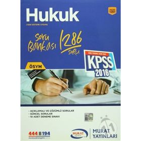 Kpss A Grubu Özel Hukuk Konu Anlatım Soru Bankası Murat Yayınları