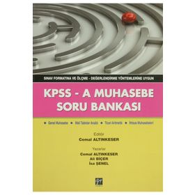 KPSS - A MUHASEBE SORU BANKASI SINAV FORMATINA VE ÖLÇME - DEĞERLENDİRME YÖNTEMLERİNE UYGUN - KOLEKTIF